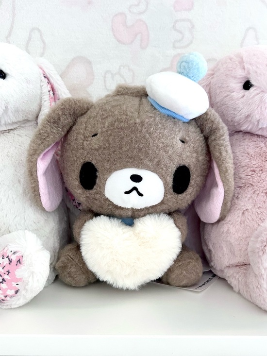 Sanrio Accessories - Sanrio Japan Kurousa Fluffy Heart Plush